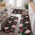 thumbnail image 2 of Pioneer Flower Floral Print Pattern Kitchen Rugs Sets Of 3,Kitchen Runner Rugs Non Skid Washable,Decorative Kitchen Floor Mats for Kitchen,Sink,Laundry,17"x30"+ 17"x47" + 17"x59", 2 of 6