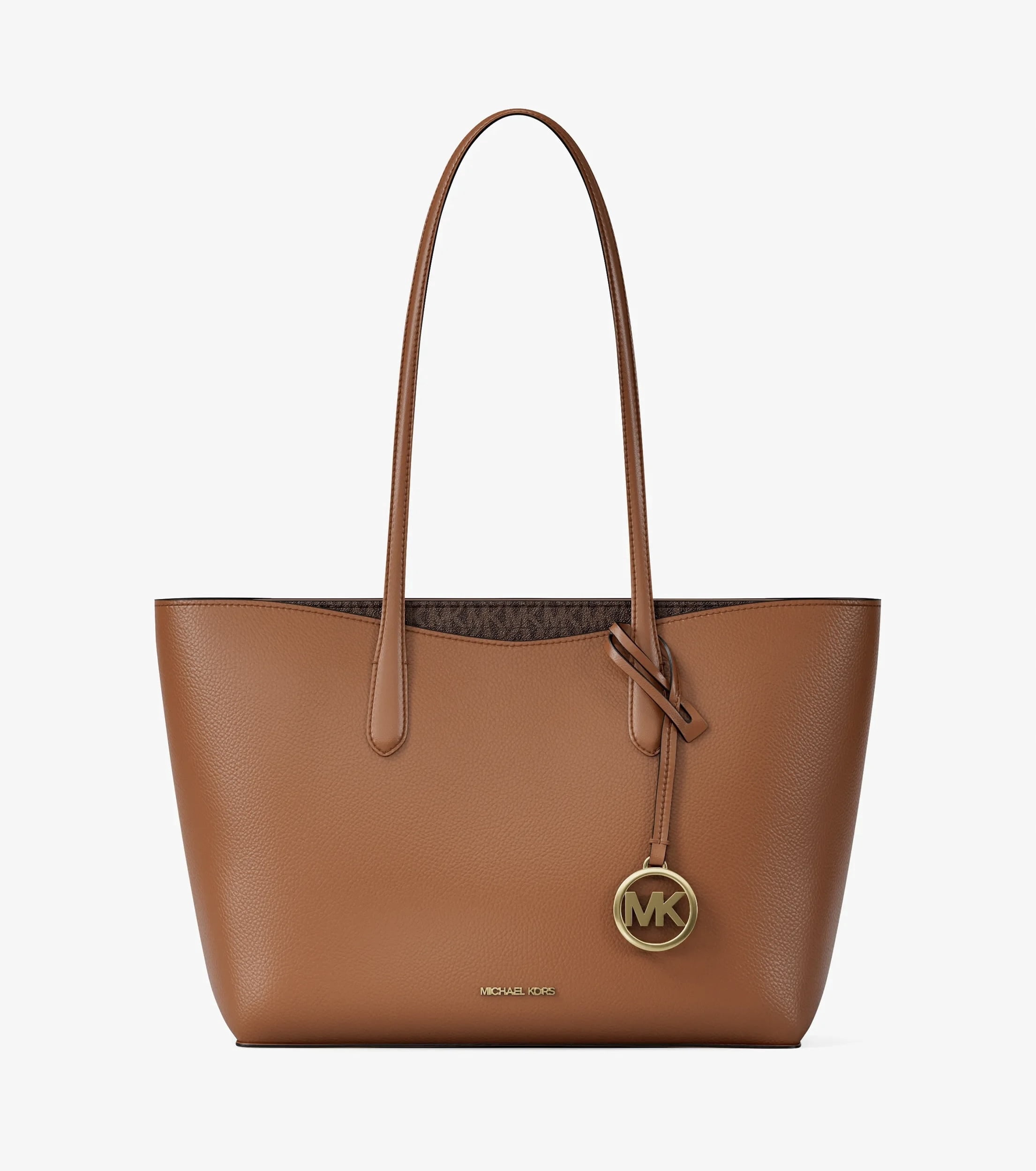 mimatsurikaMICHAEL KORSCharlotte トート Michael Kors Charlotte Large Logo and Leather Top-Zip Tote Bag