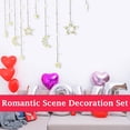 thumbnail image 3 of Romantic Proposal Decor Set Led Letter Lights Heart Decoration Kit For Anniversary Birthday Party Ambiance C3*Letter Lights + 6*Button Batteries, 3 of 5