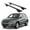 Black, variant on ERKUL Roof Rack Cross Bars for VW Volkswagen Tiguan 2008-2017 | Aluminum Crossbars with Anti Theft Lock for Rooftop | Compatible with Raised Rails - Silver