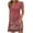 Pink, variant on Xixinqiwan Summer Dresses for Women,Women's Summer A-Line Dress Short Sleeve Mini T Shirt Dress Casual Flowy Beach Sundresses