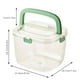 thumbnail image 4 of Wmhnj Cubo de hielo porttil de gran capacidad de 5 cuartos con tapa y correa de cuero - Frutero transparente para encimeras de cocina, picnics y fiestas., 4 of 8