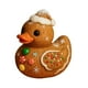 thumbnail image 4 of Estatua de pato navideño de 8 cm, escultura creativa de animal, adorno de resina, decoración para pan de jengibre, 4 of 9