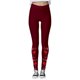thumbnail image 3 of MKLEKYY Leggings navideños para mujer con estampado de cristal rojo, pantalones de yoga para fitness y deportes, 3 of 4