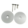 thumbnail image 5 of Door Hole Cover Plate Knob Cover Plate Round Door Hole Filler Durable Steel Finish with Screws for Drawers Dorm Rooms, 5 of 9