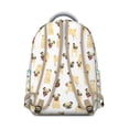 thumbnail image 3 of Cute Cartoon Pug Backpack for School,Cute School Bag,Schoolbag with Adjustable Shoulder Straps & Padded Back,15.3"x11"x7.1"., 3 of 6