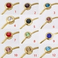 thumbnail image 5 of Womens Stainless Steel Rings With Geometric Design Simple European Personality Rings Drill Decoration Steel Or, 5 of 6