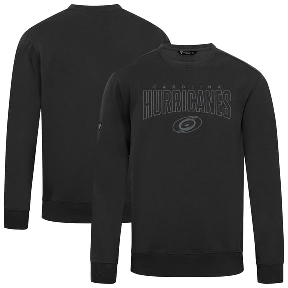 Men's Levelwear  Black Carolina Hurricanes Zane Darkmoon Pullover Sweatshirt
