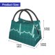 thumbnail image 2 of Fotbe ECG Wave Bolsa Térmica Portátil con Estampado, Bolsa de Entrega de Alimentos Aislada, Bolsa Reutilizable de Gran Capacidad para Comidas y Supermercado, 2 of 6