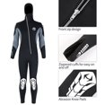 thumbnail image 3 of Premium Wetsuits for Men | Fullbody 3mm Neoprene Wetsuit with Shark Skin Chest Panel | Super Stretch Neck Cuffs Ankles for Diving Snorkeling Surfing Swimming, 3 of 5
