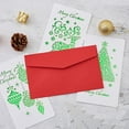 thumbnail image 3 of Christmas Hollow Greeting Card Christmas Gift Elk Half Fold Blank Greeting Card Christmas Card Blessing Card Snowflake Greeting Card Christmas Tree Greeting Card, 6 Pcs (Green), 3 of 8