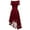 Red, variant on Summer Dresses for Women under $10 Ladies Vintage Princess Floral Lace Cocktail Dress off Shoulder Party Wedding Dress formal Dress Purple S