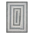thumbnail image 1 of Homespice Decor 329639 22 x 72 in. Rectangular Graphite Ultra Durable Braided Runner Rug, Grey, 1 of 2