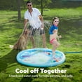 thumbnail image 7 of Joyfy 5ft Splash Pad Sprinkler,Non-Slip Outdoor Water Toys Play Mat for Toddlers Kids Dogs,Outside Thickened Sprinkler for Girls Boys Pets, 7 of 7