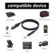thumbnail image 2 of Cable Interconexión Señal Equilibrada Conector XLR 2M A TRS 1/4 Pulgadas Y 6 35mm, 2 of 5
