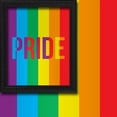 thumbnail image 2 of 3S Brother's Pride Curtains Rainbow Colored LGBTQ Flag of Gay Parade Freedom Equality Love Passion Theme Home Décor Windows Drapes Set of 2 - Made in Turkey Each Panel(52"Wx63"L), 2 of 6