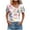 Multicolor, variant on Women Short Sleeve Tops V Neck Womens T Shirts Graphic Pack Women Outfits Sets Tummy Control