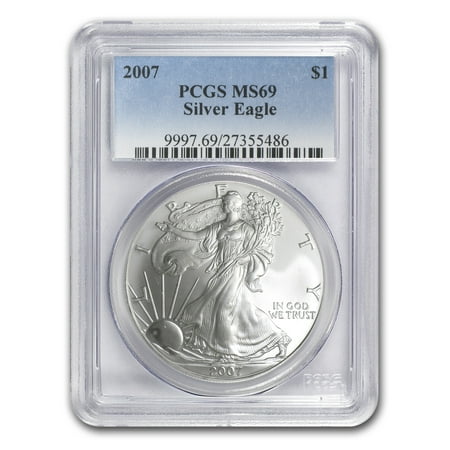 2007 Silver American Eagle MS-69 PCGS