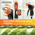 thumbnail image 4 of 2 Pack Garden Hose Nozzles, High Pressure Water Hose Sprayer with 2 Spray Patterns -Lightweight & Rust-Proof Handheld Spray Gun, 4 of 8