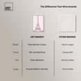 thumbnail image 6 of Pink Sparkling Floral Paris Canvas Paris Art Prints by Art Remedy, White Frame, 10" x 15", 6 of 7