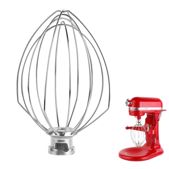 Whisk Accessments XINBOOGQ de 6 hilos para batidora KitchenAid de 5 a 6 cuartos de galón