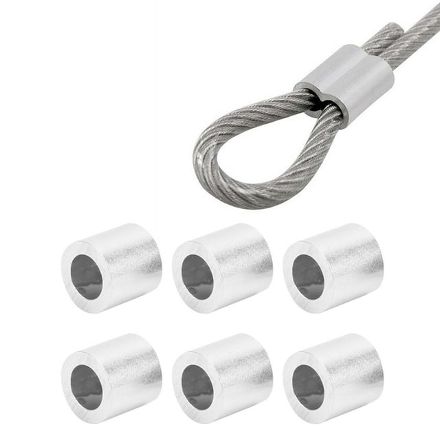 Manga de Bucle de Enggamiento, Cuerda de aluminio manga de enrting de una pieza formada de fuerza de Fuerza ligera sen cable para alambre de acero cuerda