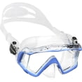 thumbnail image 2 of Cressi Set Máscara Panorámica Wide View Con Snorkel Seco Azul Claro, 2 of 6