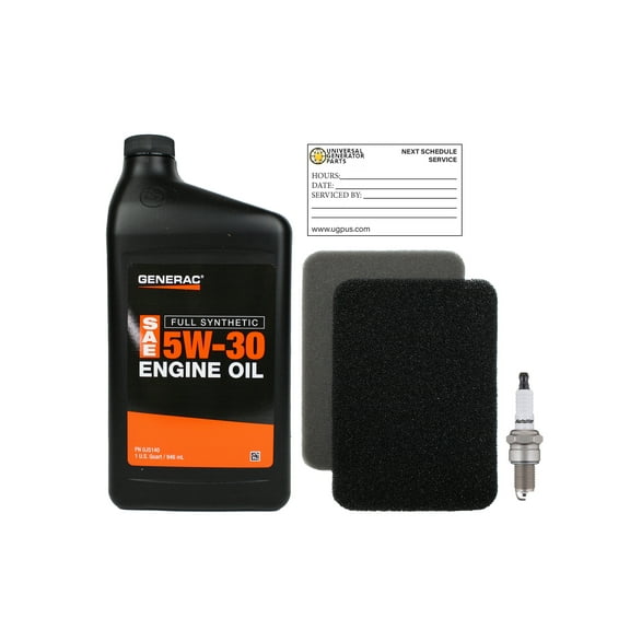 Generac 6840 Maintenance Kit - Reliable Maintenance for Optimum Performance for 5500W to 8000W Portable Generators