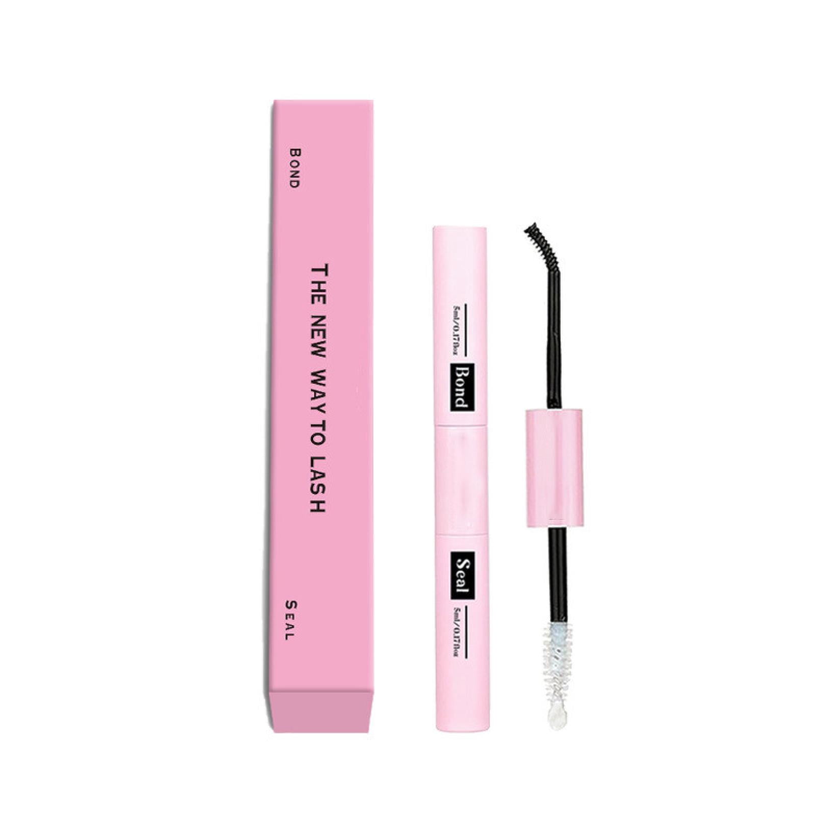 Eyelash Cluster Glue,Eye Lash Glue,Lash Glue, Lash Bond and Seal, Lash Cluster Glue, Bond and Seal Lash Glue Waterproof for Eyelash Clusters Strong Hold & Latex Free(Black)