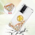 thumbnail image 3 of Funda para Xiaomi POCO F5 Pro 5G con Brillo Líquido Flotante, Purpurina, Parachoques y Anillo Giratorio Soporte, 3 of 5