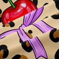 thumbnail image 5 of Manfei Sweet Cherry Bowknot Blackout Curtains Set of 2 (38x54 Each),Brown Leopard Animal Print Living Room Curtains, 5 of 6