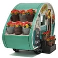 thumbnail image 3 of Touch of Nature 8" Turquoise Camper with Flowers - Spring Decor - Camper Decor - Tabletop Decor, 3 of 4
