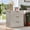 Light Grey, variant on Buildhom 23" Fluted Nightstand with Charging Station, 3-Drawer Wood End Table for Adult Bedroom, Closet, White
