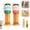 Pink and Green, variant on Water Bottle Spout Cap with Straw No Spill BPA Free Flip Top for KidsWhite/Green