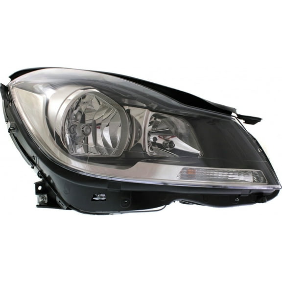 For Mercedes-Benz C-Class Coupe 2012-2015 Headlight Assembly Black Passenger Side DOT Certified MB2503186N