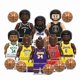 thumbnail image 1 of Set de 8 Minifiguras de Estrellas del Baloncesto, Figuras de Bloques de Construcción ABS, Coleccionables para Exhibición y Regalo, 1 of 10
