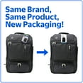 thumbnail image 3 of Protege 18" Weekender Travel Backpack with Laptop Pocket and Trolley Sleeve, Black, 3 of 9