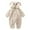 Bunny, variant on Xmarks Unisex Baby Fleece Onesie Plush Jumpsuits Long Sleeve Zipper One-Piece Pajama Romper Cartoon Cute Playsuits for Baby Boys and Girls Pjs 0-3 mBlack White