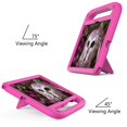 thumbnail image 3 of Galaxy Tab A8 10.5-inch X200/X205 Case,Dteck Shockproof EVA Foam Kids Friendly Handle Lightweight Protective Kickstand Cover for Samsung Tab A8 10.5-inch 2021 (X200,X205),Rose, 3 of 6
