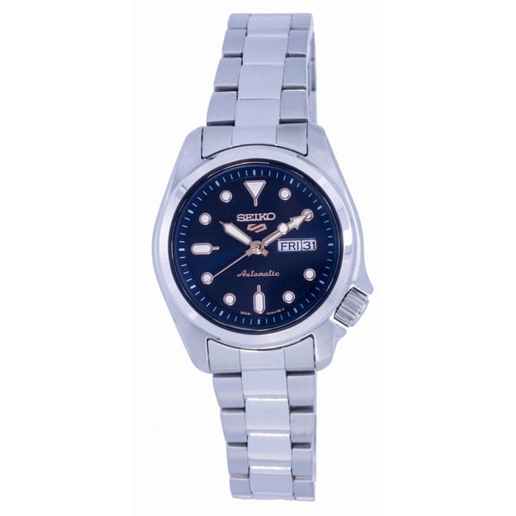 Seiko 5 Sports Automatic Stainless Steel Blue Dial SRE003 SRE003K1 SRE003K 100M Women's Watch