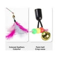 thumbnail image 3 of Billuyoard Juguete interactivo para gatos de 90cm, juguetes de plumas con campana, alambre de acero, barra de juego ligera, palo de teaser para Juguetes para gatos, 3 of 6