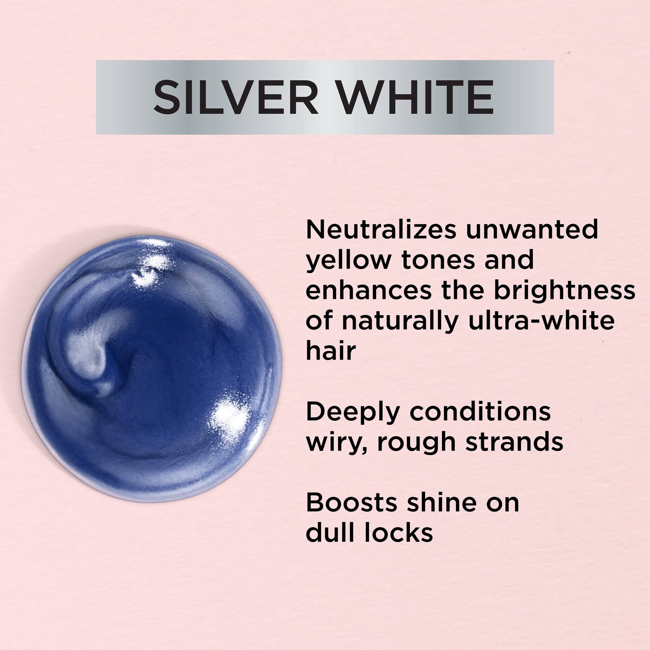 L'Oreal Paris Le Color Gloss In-Shower Toning Gloss Hair Color, Silver White, 1 Kit