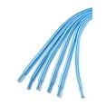 thumbnail image 3 of INSPIRE CHIC Lacet de Botte Unisexe Rond en Corde à Rayures Bicolores 1/5 Épais 150cm / 59.05 Pouces Blanc Bleu, 3 of 4