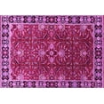 thumbnail image 1 of Ahgly Company Indoor Rectangle Oriental Pink Traditional Area Rugs, 7' x 10', 1 of 4