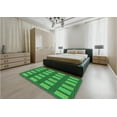 thumbnail image 4 of Ahgly Company Indoor Rectangle Patterned Green Area Rugs, 8' x 10', 4 of 6
