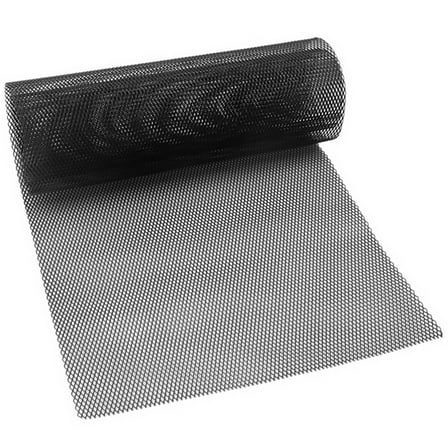 Universal Car Grill Mesh Practical Aluminum Alloy Automotive Grille Mesh (Black)