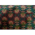 thumbnail image 4 of oneOone Cotton Silk Fabric Leaves & Floral Block Printed Craft Fabric BTY 42 Inch Wide, 4 of 4