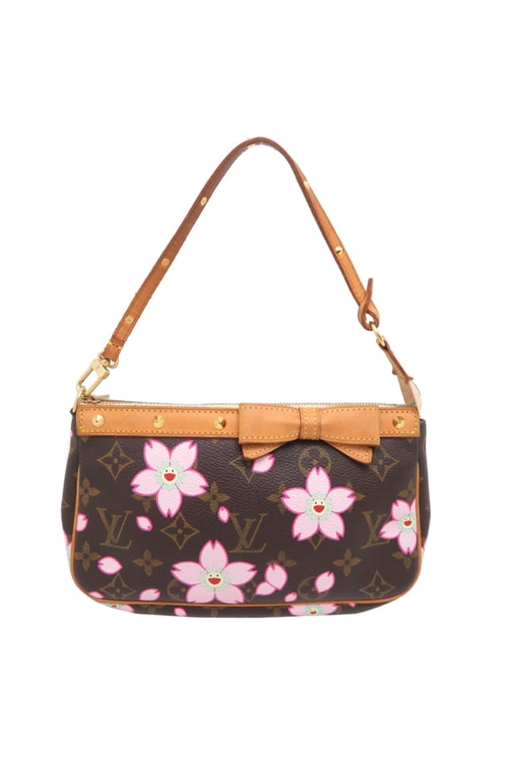 Pre-Owned Louis Vuitton Pochette Accessoires Takashi Murakami Collaboration Women's Pouch...