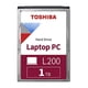 thumbnail image 3 of Disco Duro HDD de 1TB, Marca TOSHIBA, Modelo L200, (1 TB, SATA III, 5400 RPM, 2.5 pulgadas) para Lap, 3 of 9