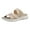 Beige, variant on Recovery Slides for Women Open Toe Walking Slip on Sandals Arch Support Orthopedic Slippers
